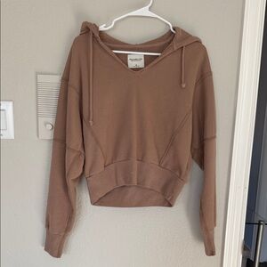 Abercrombie Brown Hoodie Sweatshirt